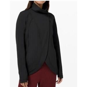 Lululemon Black Rulu Rally Wrap Jacket Size 2